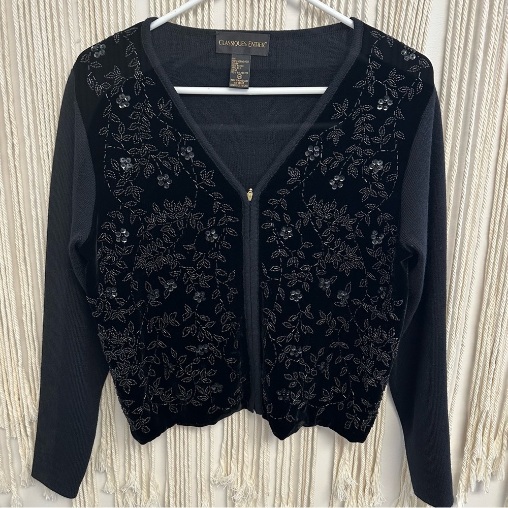 Nordstrom Classiques Entier beaded sweater